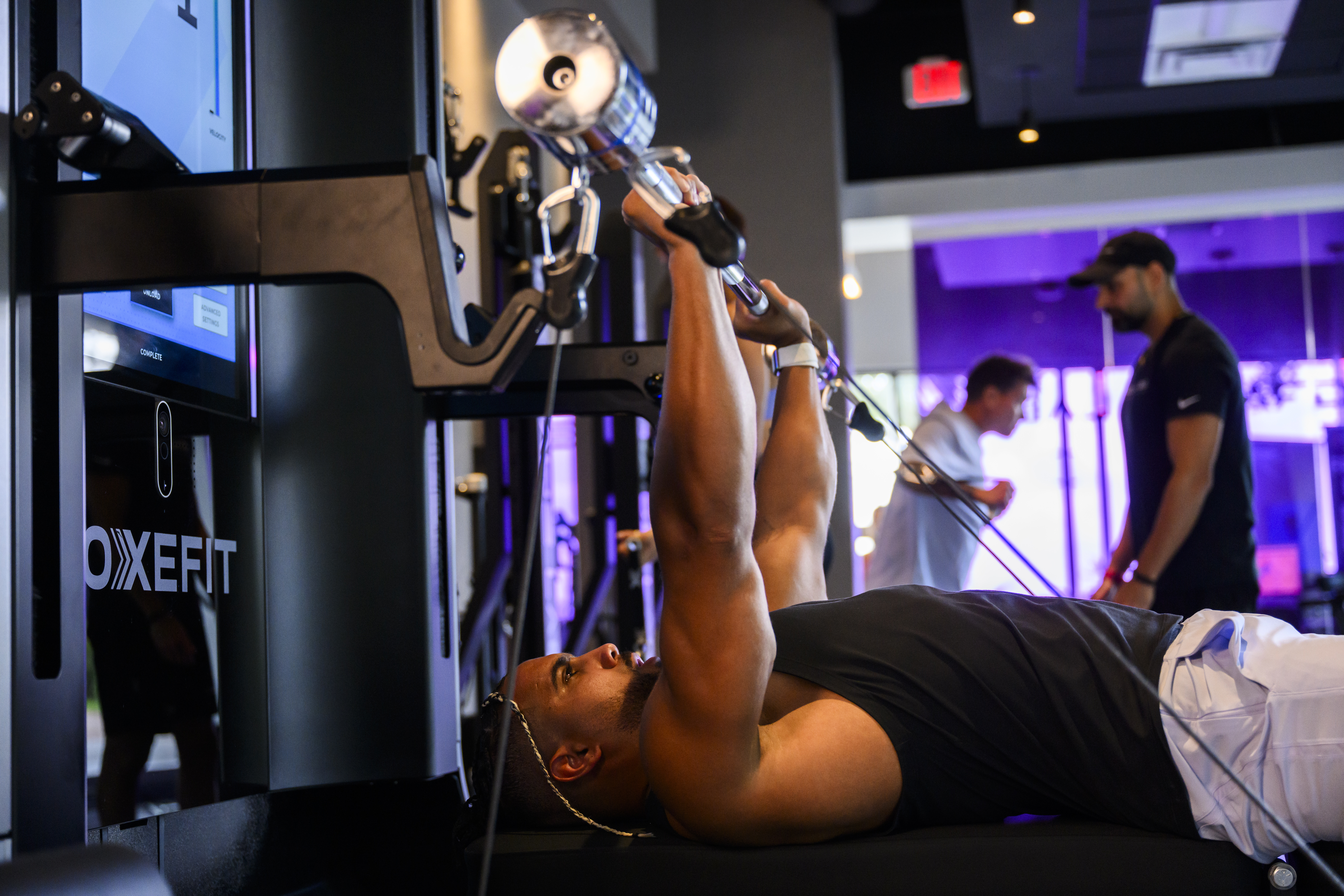 Man working out on the AI Strength Trainer™